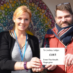 £165 from The Mouth Magazine, Steve Askew, with Selina Doyle from LLH