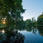 Sunset in Boultham Park