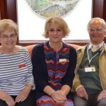 Volunteers’ Week- Margaret Johnson, volunteer, Nerissa Gallagher, volunteer services manager at Lindsey Lodge and John Hanley, volunteer