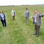 Sue Bowser, MP Matt Warman, Cllr Tom Ashton, Neil Sanderson