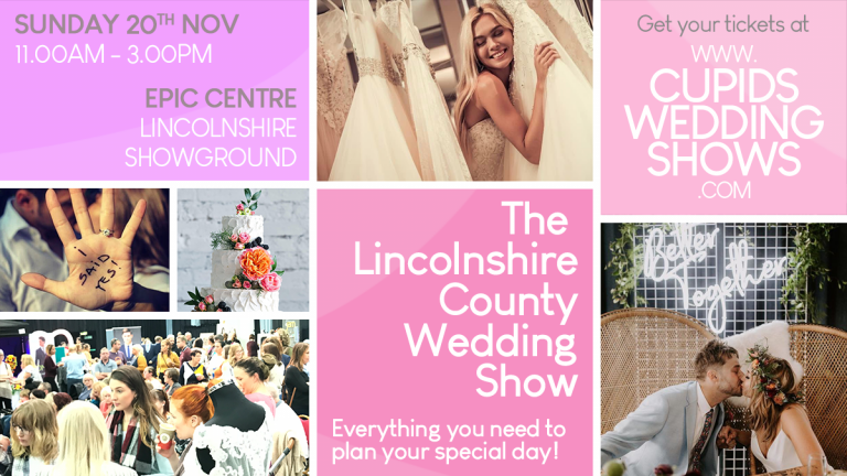 See the region’s greatest wedding suppliers this month at the Lincolnshire County Wedding Show