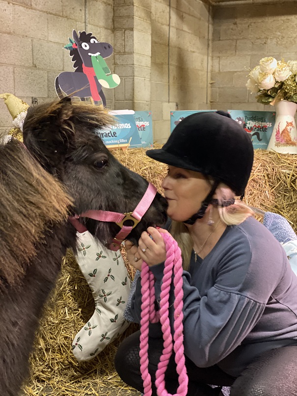 Spread a little magic this Christmas with  Bransby Horses’ Pudding the Shetland pony
