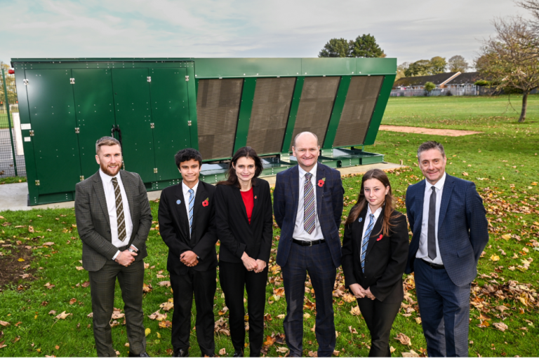 £21k pa savings for Somercotes Academy following ground breaking environmental project