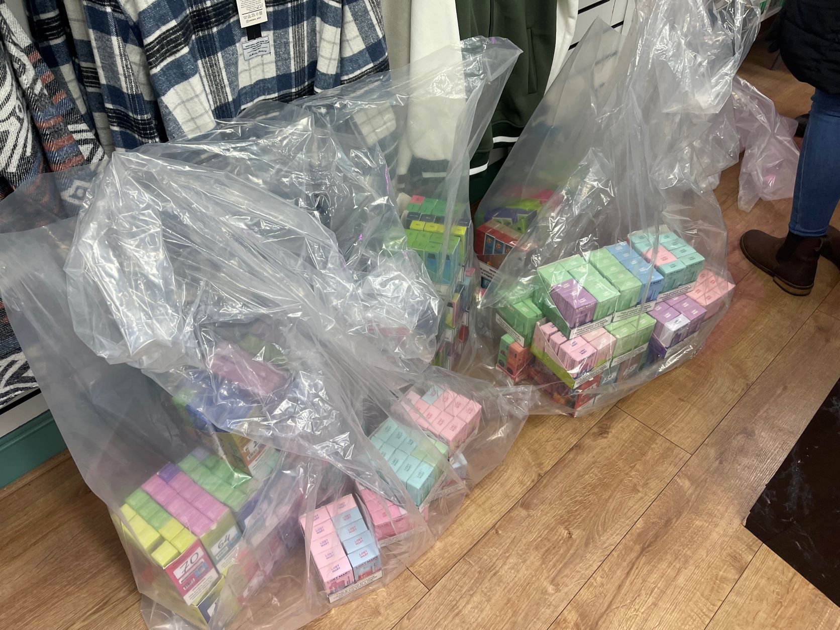 Over 5,000 illegal vapes seized from Lincolnshire shops - Lincolnshire