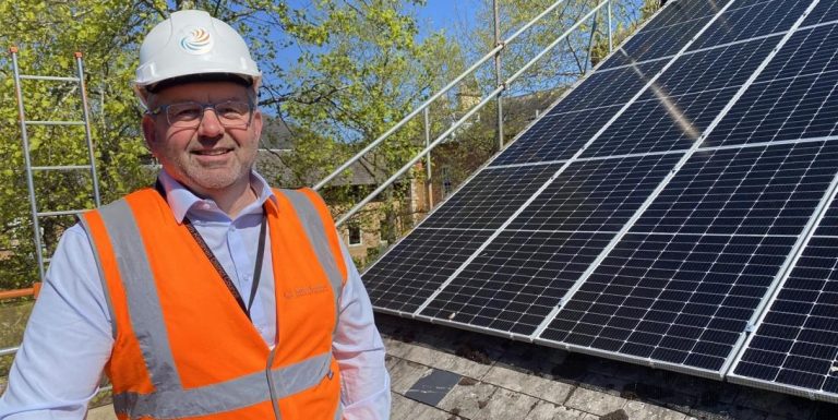 Solar panel installation at council offices set to cut tons of carbon