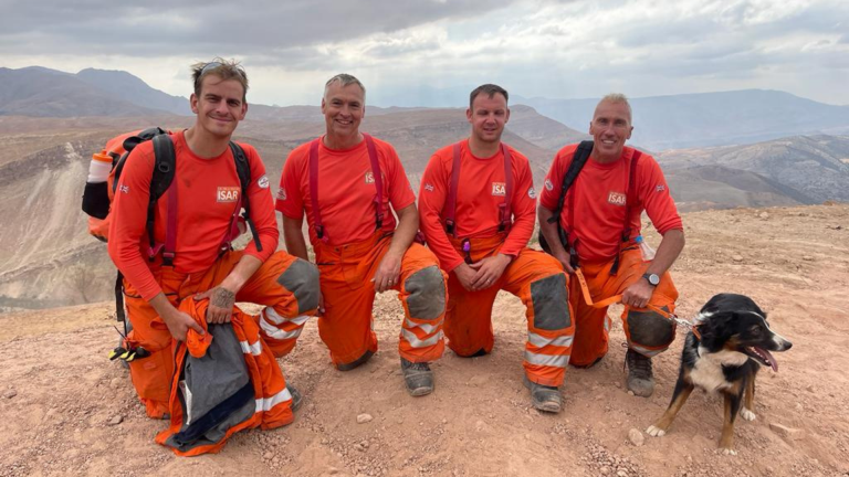 Lincolnshire firefighters return from Morocco earthquake duty