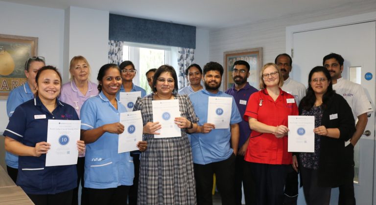 Perfect 10 for Beech Lodge Care and Nursing Home review scores