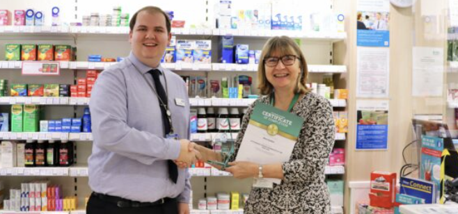 Sleaford pharmacist’s national award is just what the doctor ordered