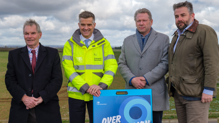 Secretary of State for Transport visits Lincoln Eastern Bypass