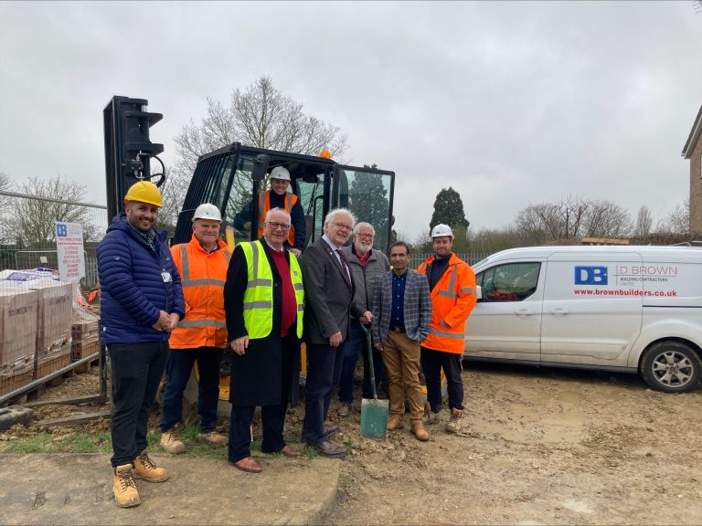 Work under way on latest Stamford council homes