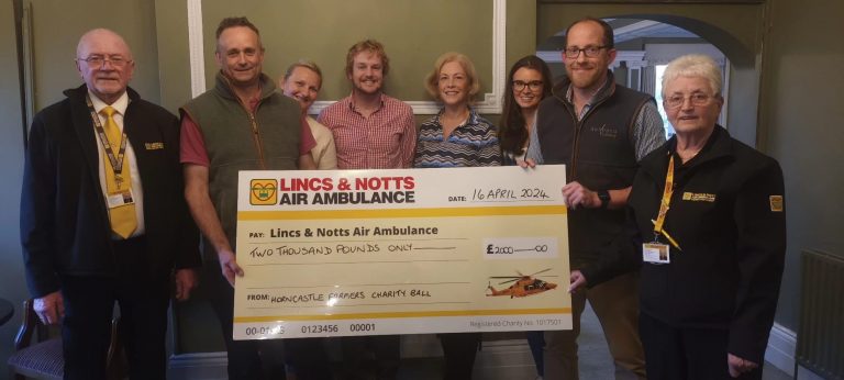 Horncastle Young Farmers’ fundraising success for local air ambulance