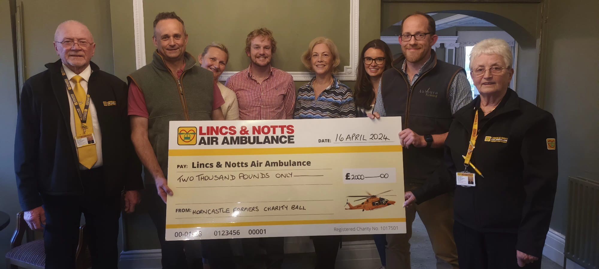 Horncastle Young Farmers' fundraising success for local air ambulance ...