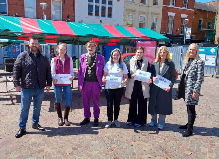 Entrepreneurs shine at Gainsborough’s first ‘Young Traders’ market