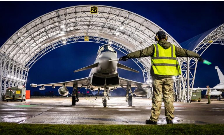 RAF Coningsby to continue nigh flying until Friday