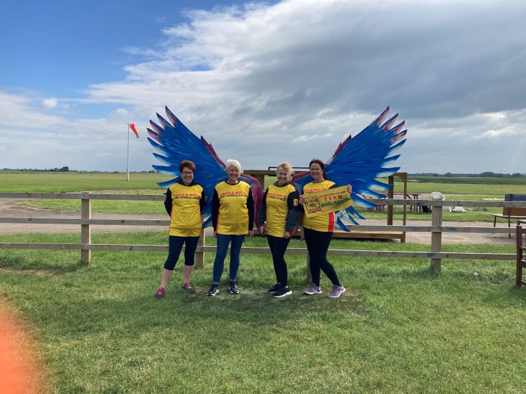 Skydiving success raises over £3,000 for Lincs & Notts Air Ambulance