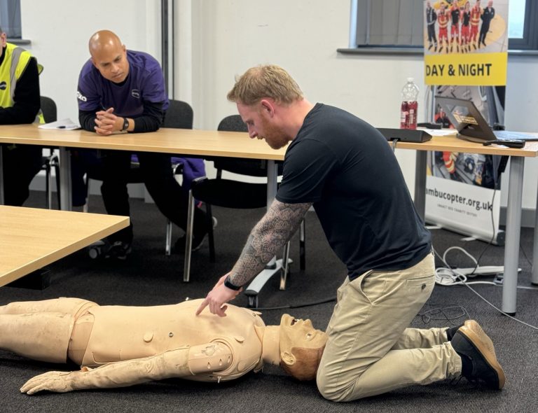 Business embraces Restart a Heart Day with Lincs & Notts Air Ambulance