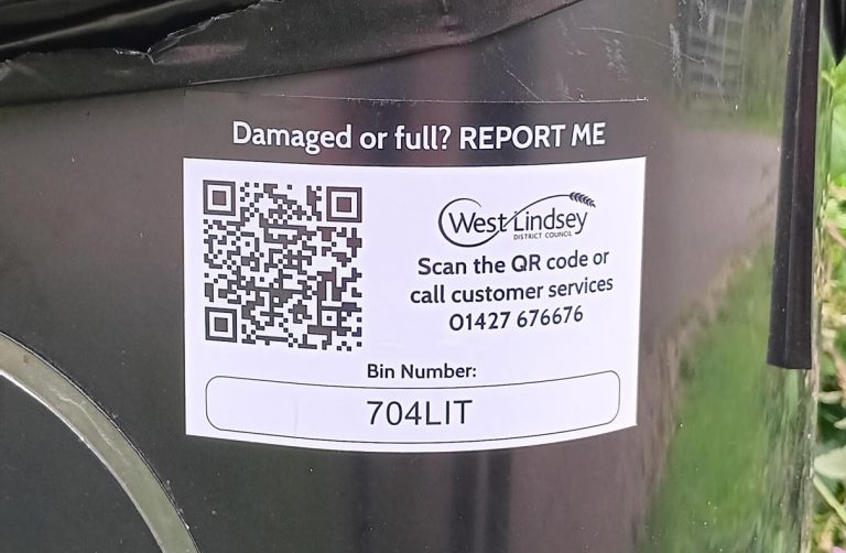 New code system lets anyone report full or damaged bins