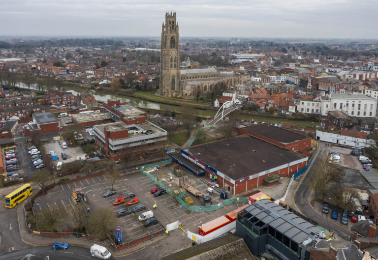 Work starts on redevelopment in Boston town centre