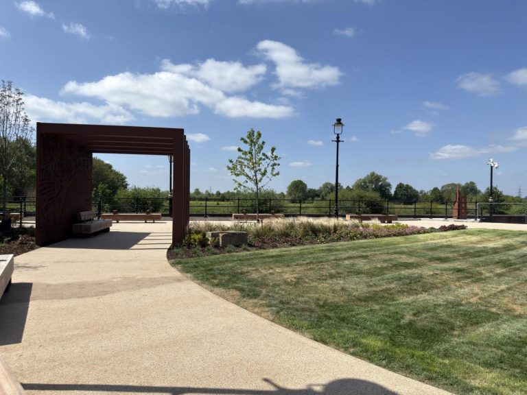 New green space opens at Baltic Mill in Gainsborough