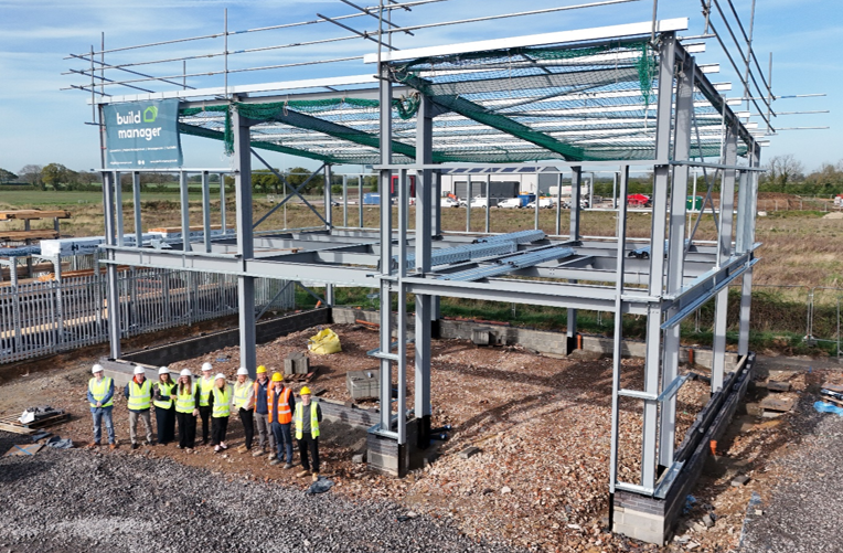 Lincolnshire construction firm celebrates milestone first year with 4,000 sq ft Saxilby office build