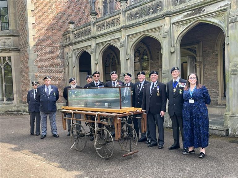 HMS Taku model presented to Ayscoughfee Hall Museum