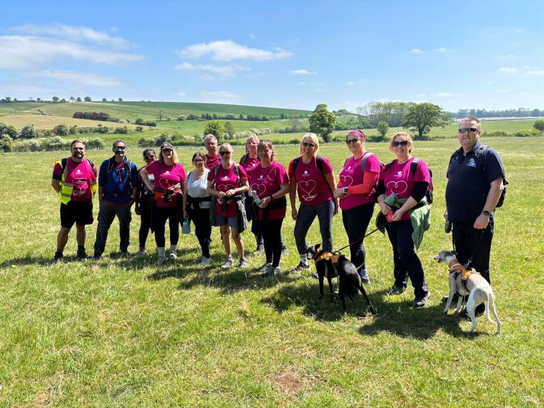 Wolds walkers stride out for hospital charity