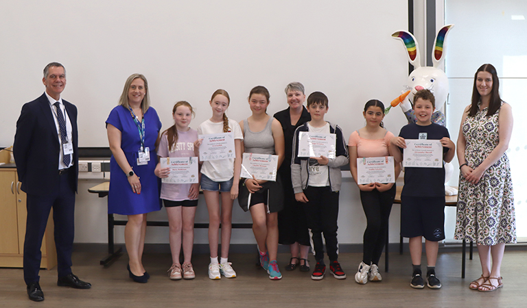 Grange pupils honoured for making a difference beyond the classroom