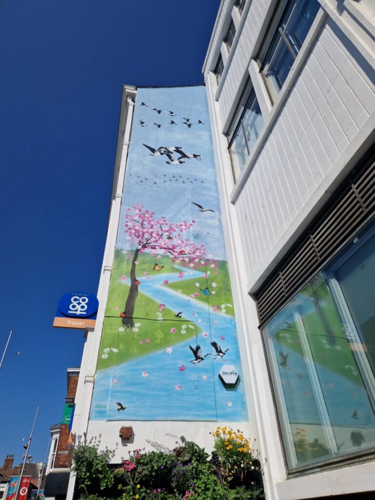 Street art adds colour to Grimsby’s town centre revival