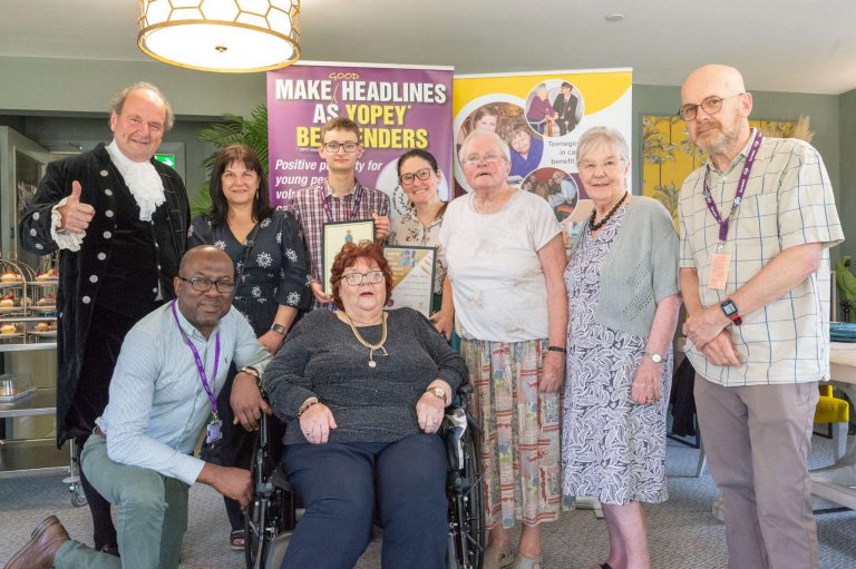 YOPEY Befrienders recognised for connecting generations at Fenchurch House Care Home