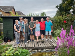 Garden tea party hits £10,000 milestone for Marie Curie