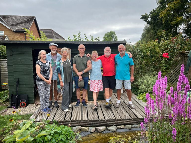 Garden tea party hits £10,000 milestone for Marie Curie