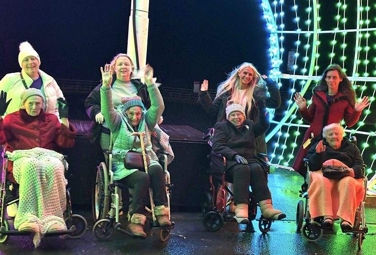 Tallington Lodge Care Home residents enjoy magical Blackpool break