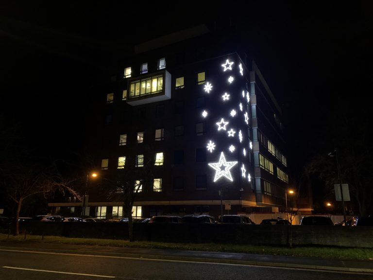 Switch-on set for Lincolnshire hospitals Christmas stars
